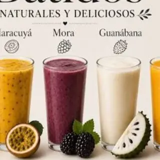 Zumos naturales con agua