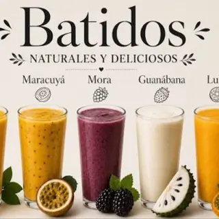 Zumos naturales con agua