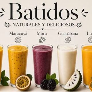 Zumos naturales con agua maracuya
