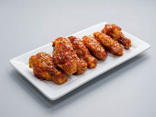 Alitas de pollo barbacoa (6 un)