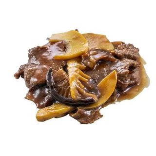 Ternera bambu y setas