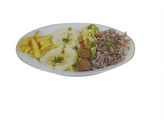 Combinado shawarma