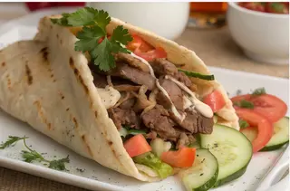 Bocadillo de carne picada
