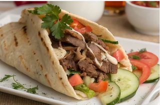 Bocadillo de carne picada
