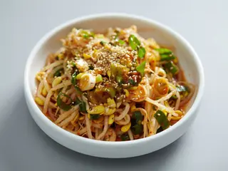 Ensalada de brotes de soja