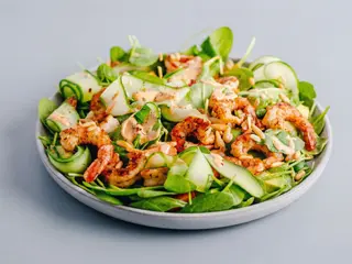 Ensalada de gambas