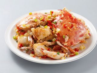Cangrejo a la sal y pimienta