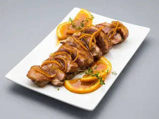 Pato a la naranja