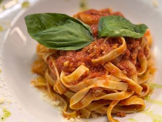 Spaghetti a la boloñesa