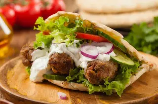 Doner kebab de falafel (grande)