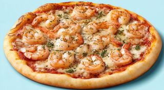 Pizza de gamba y atún (32 cm.)