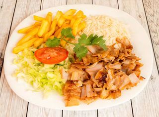 Plato de kebab