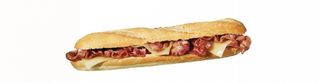 Bocadillo de bacon y queso