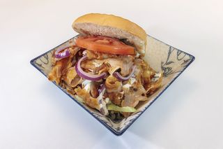 Döner kebap doble
