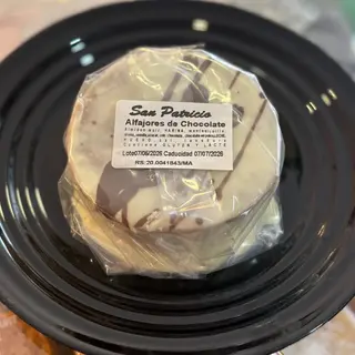 Alfajor de chocolate blanco