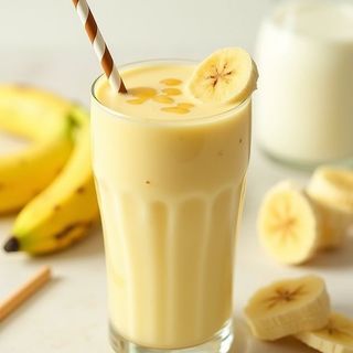 Smoothie leche y plátano