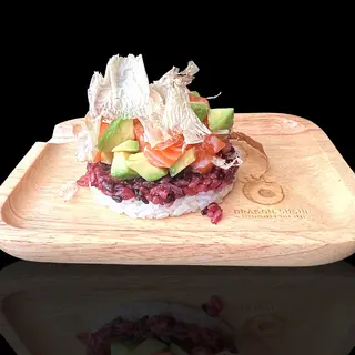 Tartar de salmón