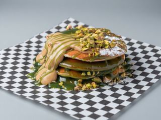 Pancakes pistacchio