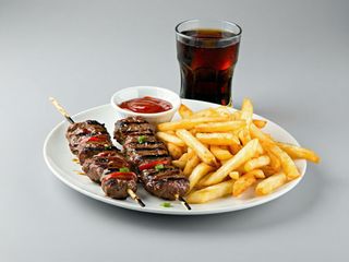 Menú plato kebab