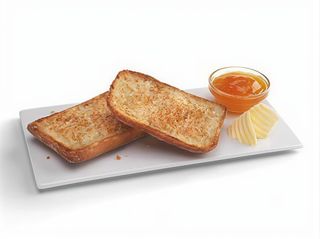 Bocata con mantequilla y mermelada