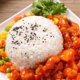 Set meal: Pollo agridulce