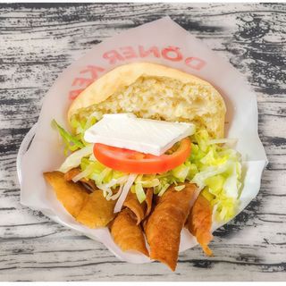 Doner Kebab con queso