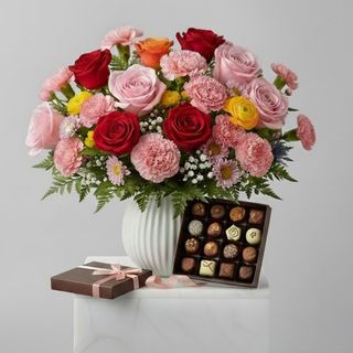 Ramo Con Bombones L – Amor Dulce Y Floral