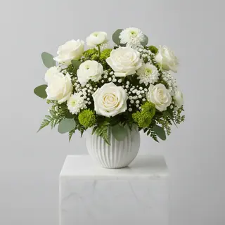 Ramo Blanco M - Puro Y Elegante