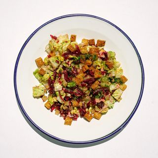 Ensalada de jamón y queso