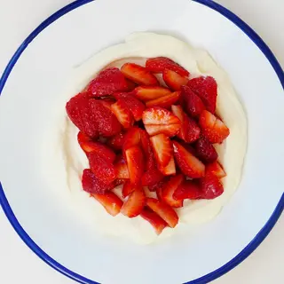 Fresas con nata