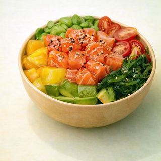 Poke salmón