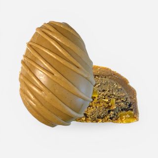 Huevo de Pascua saludable de vainilla y mango