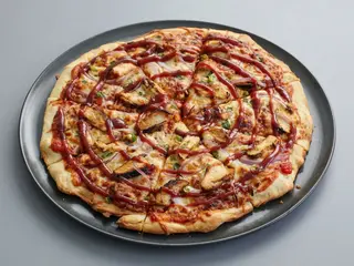 Pizza barbacoa pollo (M)