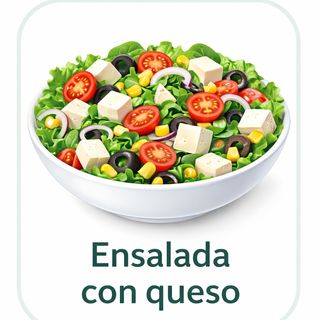 Ensalanda con queso de cabra