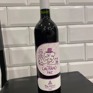 Vino Tinto Lautaro Paz Malbec 75 Cl.