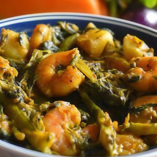 Prawn Saag