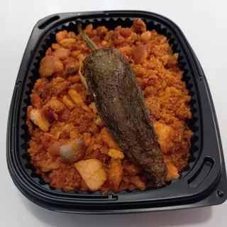 Migas extremeñas con pimiento (ración)