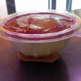 Tarta de queso con arándanos