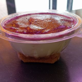 Tarta de queso con arándanos