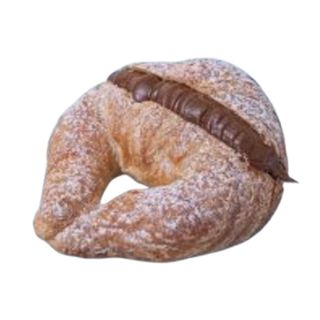 Medialuna rellena de dulce de leche