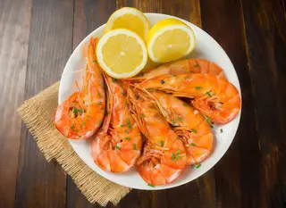Ración de langostinos a la plancha (10 uds.)