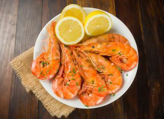 Ración de langostinos a la plancha (10 uds.)