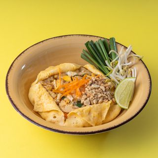 Pad Thai wrapped egg