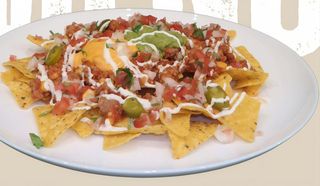 Nachos con carne