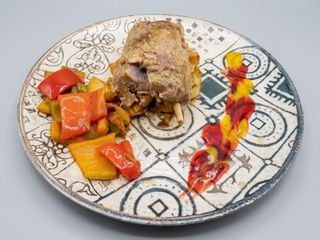 Codillo de cerdo al horno