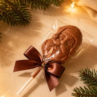 Piruleta de Chocolate con Leche de Papá Noel