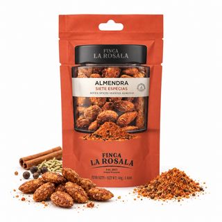Almendra Siete Especias · Doypack 40 g