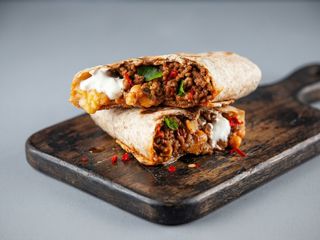 Taco de carne picada
