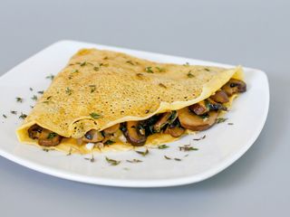 Crepe de champiñones