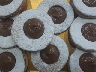 Ojo de buey con nutella